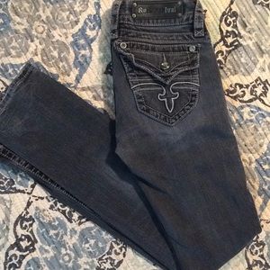 Gray Rock Revival jeans size 28